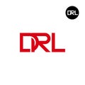 DRL Logo Letter Monogram Design Royalty Free Stock Photo
