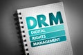 DRM - Digital Rights Management acronym