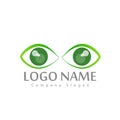 Eye clinic logo.