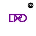 DRO Logo Letter Monogram Design Royalty Free Stock Photo