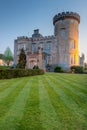 Dromoland Castle at dusk in west Ireland. Royalty Free Stock Photo