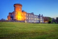 Dromoland Castle at dusk in west Ireland. Royalty Free Stock Photo