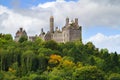 Dromore Castle on the hill Royalty Free Stock Photo