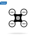 Drone aerial camera icon graphic design logo illustration eps 10