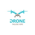 Drone aerial with camera vector template icon. logo photography drone vector. quadcopter flat style Royalty Free Stock Photo