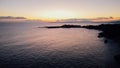 Drone aerial image of Baie des Milliardaires, Antibes, French Riviera