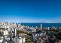 Drone aerial view of cityscape of Salvador, Bahia, Brazil. Aerial view of buildings Royalty Free Stock Photo