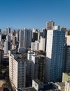 Drone aerial view of cityscape of Salvador, Bahia, Brazil. Aerial view of buildings Royalty Free Stock Photo