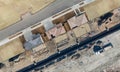 Drone Aerial View Cross Section of Home Construction Sites