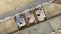 Drone Aerial View of Home Construction Site Final Stage Royalty Free Stock Photo