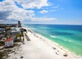 Spring Break Aerial Panama City Beach, Florida, USA Royalty Free Stock Photo