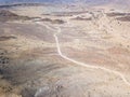 Nice desert crossing road near Fish River Canyon, Namibia