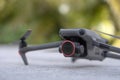 Drone aircraft with video and photo camera. Remote controlled quadcopter Royalty Free Stock Photo