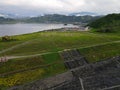 Drone Ariel view of The Chaojing Park coastline, located on the north coast of Keelung,