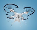 Drone With Camera Realistic Composition Royalty Free Stock Photo