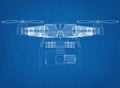 Drone Concept Architect Blueprint