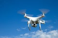 The drone copter flying Royalty Free Stock Photo