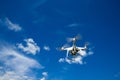 The drone copter flying Royalty Free Stock Photo