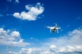 The drone copter flying Royalty Free Stock Photo