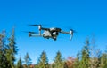 The drone copter flying Royalty Free Stock Photo