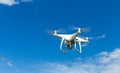 The drone copter flying Royalty Free Stock Photo