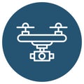 drone delivery Vector icon which is suitable for commercial work