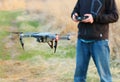 Drone Dji Mavic Pro. Royalty Free Stock Photo