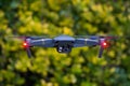 A drone in flight Royalty Free Stock Photo