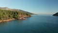 Thasos island and the little island Nisida Kinira, Greece