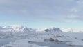 Drone Flight Over Antarctic Science Station - Academician Vernadsky.