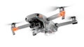 A drone is flying in the air with its camera facing down Royalty Free Stock Photo