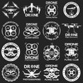 Drone footage emblems