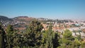 The old city of Zefat Aerial view