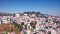 The old city of Zefat Aerial view