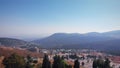 Zefat Landscape Aerial view Mountains and cemetary