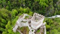 Drone footage of Zilkale castle in Trabzon