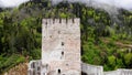 Drone footage of Zilkale castle in Trabzon