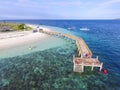 Drone footages Kenawa Island Indonesia