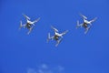 Drone formation flying airshow