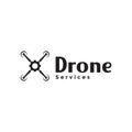 Drone with gear service logo design vector graphic symbol icon sign illustration creative idea