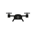 Drone icon. Pictogram. Simple flat vector illustration on a white background