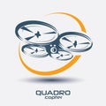 Drone Icon, Quadrocopter