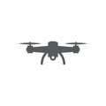 Drone icon on white background