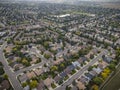 Lakeview Neighborhood Aerial View in Saskatoon