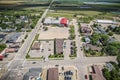 Warman, Saskatchewan in Summer Aerial View