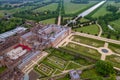 Drone image of Hampton Court Palace Royalty Free Stock Photo