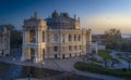 Drone image of the Odessa Opera House Royalty Free Stock Photo