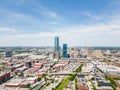 Aerial drone photo Oklahoma City