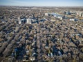 Haultain Neighborhood Aerial View in Saskatoon