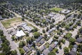 Haultain Neighborhood Aerial View in Saskatoon